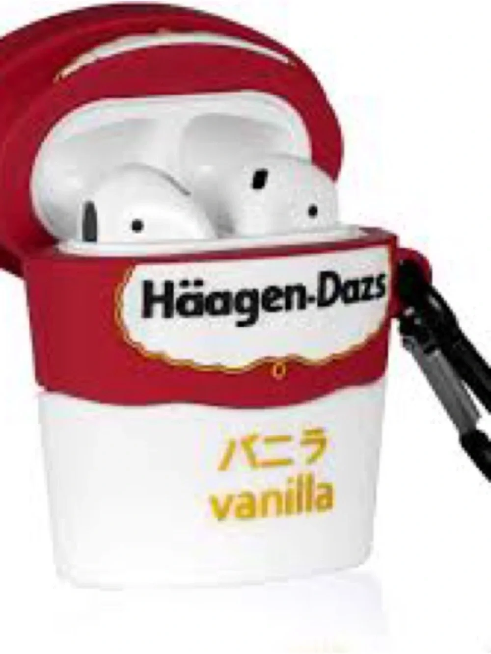 Häagen-Dazs Red & White Vanilla Ice Cream AirPods Case
